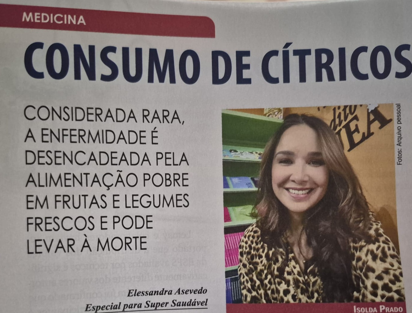 Consumo de cítricos previne o escorbuto