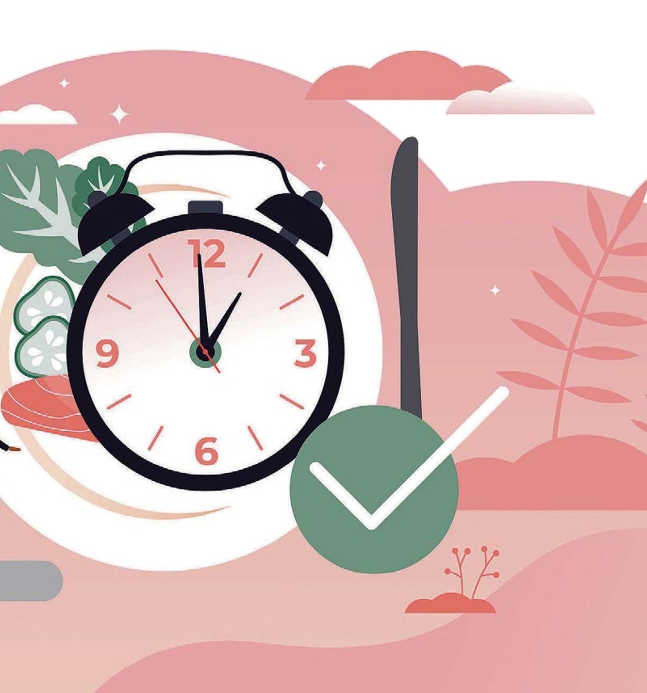 Há hora até para comer