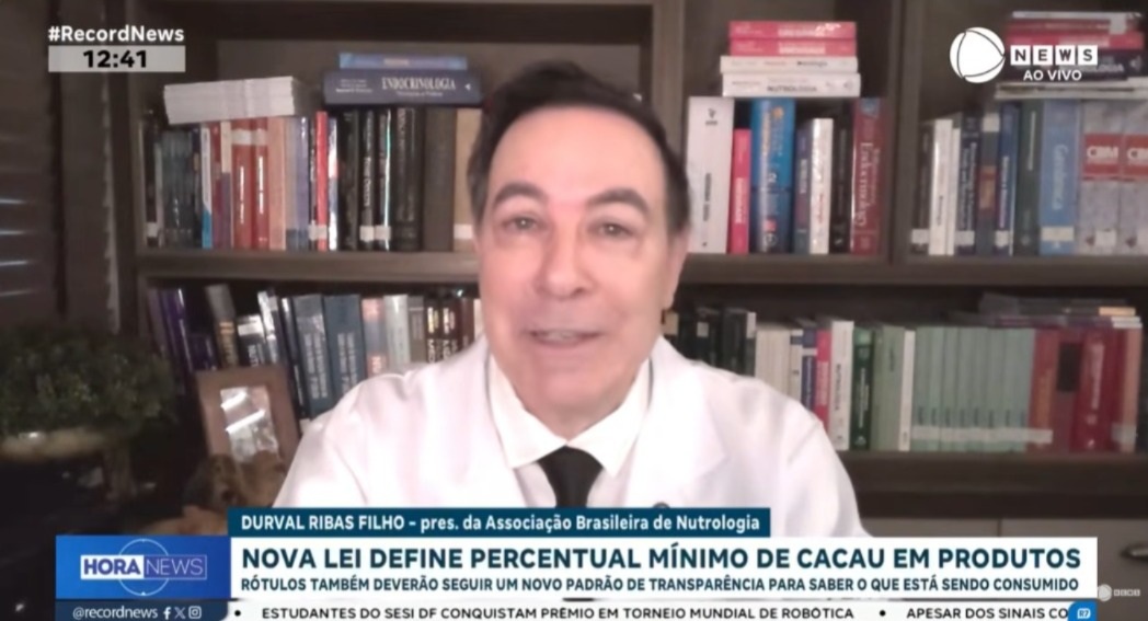 Médico nutrólogo analisa novo percentual mínimo de cacau na composição do chocolate