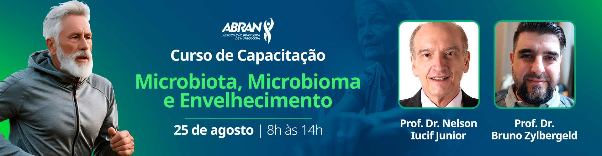 Curso de Capacitação: Microbiota, Microbioma e Envelhecimento