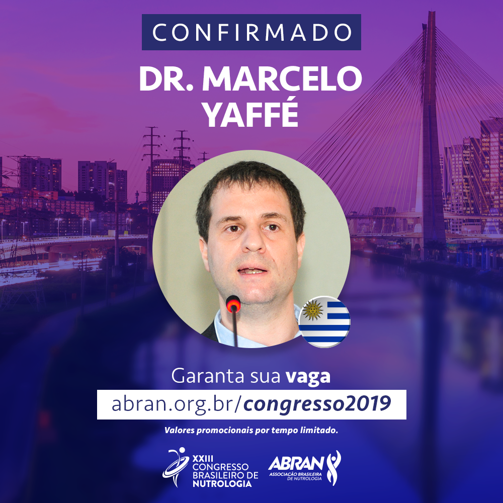Ex-presidente da Sociedade Uruguaia de Nutrição participa do XXIII Congresso Brasileiro de Nutrologia